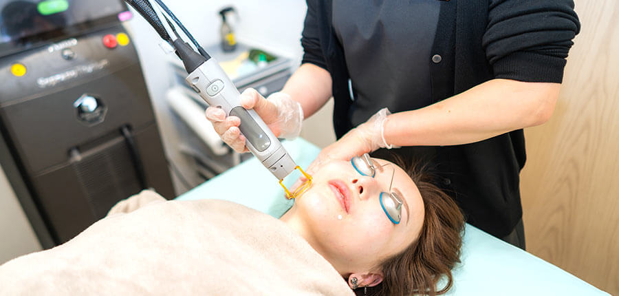 ビューティースキンクリニック 医療脱毛風景