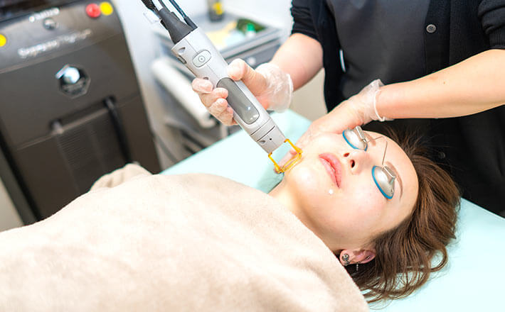 ビューティースキンクリニック 医療脱毛風景