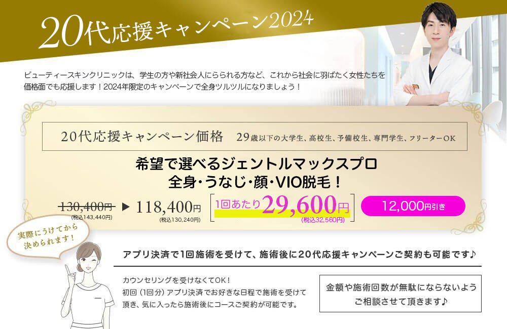 29歳以下キャンペーン