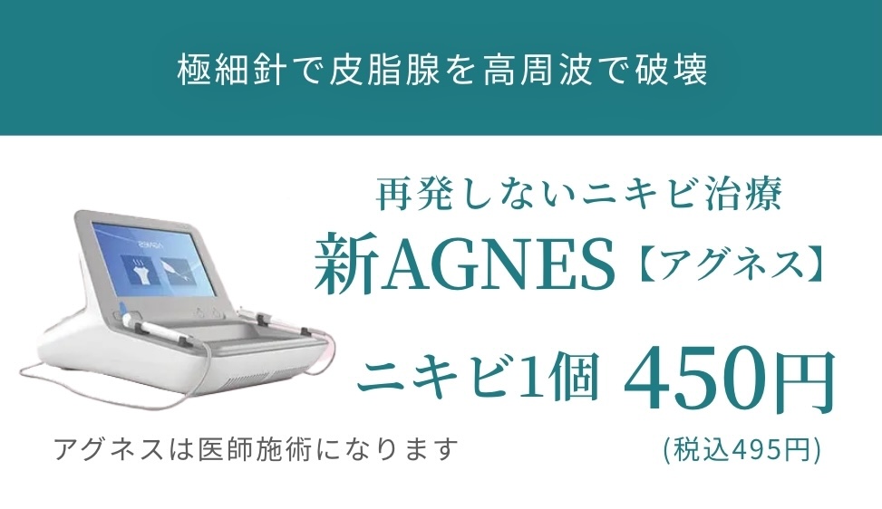 BEAUTY SKIN CLINIC（ビューティースキンクリニック） 再発しないニキビ治療 新AGNES【アグネス】