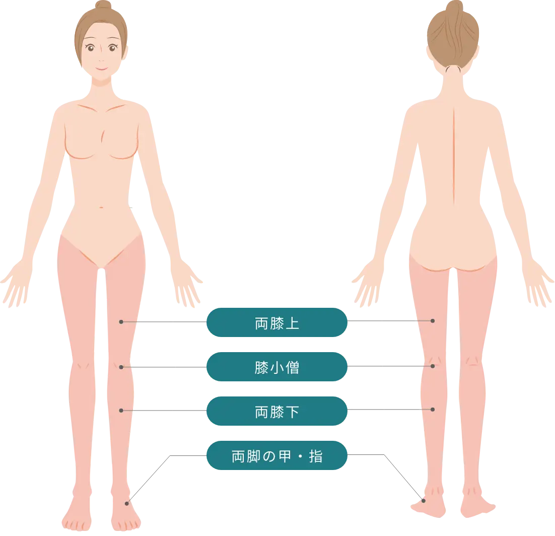 BEAUTY SKIN CLINIC（ビューティースキンクリニック） 脚医療脱毛セット