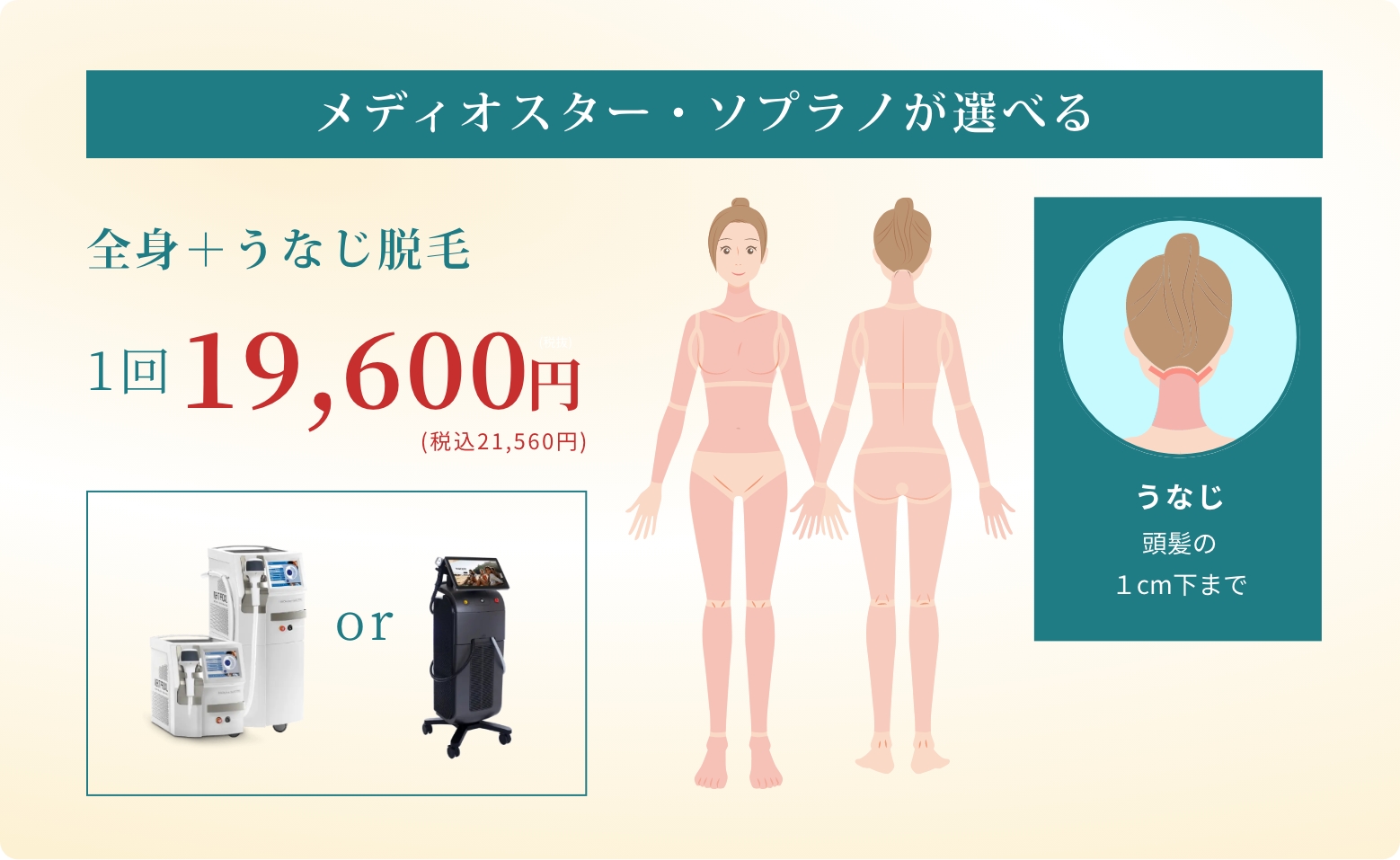 BEAUTY SKIN CLINIC（ビューティースキンクリニック） 医療脱毛料金表